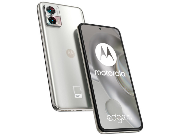 Smartphone Motorola Edge 30 Neo: 
Procesador Octa-Core (hasta 2.2 GHz), 
Memoria RAM de 8GB, Almacenamiento de 128GB, 
Pantalla LED Multi-Touch de 6.3