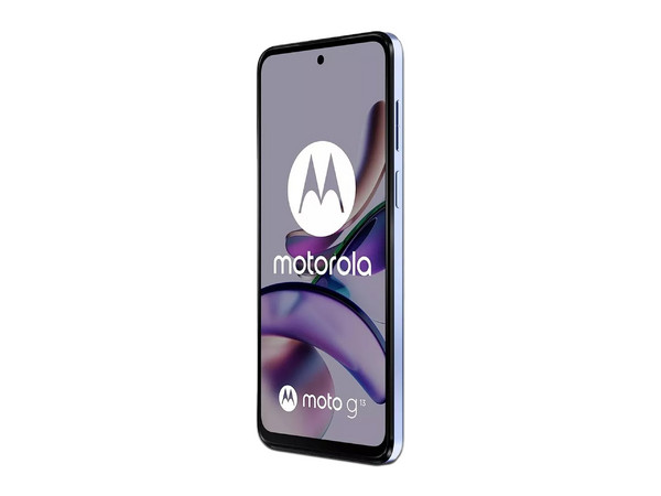 Smartphone Motorola Moto G13: 
Procesador MediaTek Helio G85 (hasta 2 GHz), 
Memoria RAM de 4GB, 
Almacenamiento de 128GB, 
Pantalla LCD IPS de 6.5