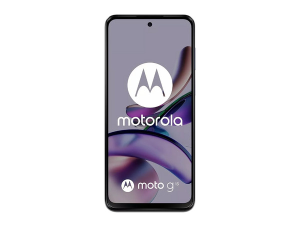 Smartphone Motorola Moto G13: 
Procesador MediaTek Helio G85 (hasta 2 GHz), 
Memoria RAM de 4GB, 
Almacenamiento de 128GB, 
Pantalla LCD IPS de 6.5