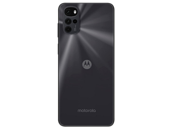 Smartphone Motorola Moto G22: 
Procesador Helio G37 (hasta 2.30 GHz), 
Memoria RAM de 4GB, Almacenamiento de 64GB, 
Pantalla LED Multi Touch de 6.5