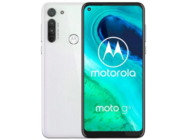 Smartphone Motorola Moto G8: 
Procesador Qualcomm Snapdragon (hasta 2.2GHz), 
Memoria RAM de 4GB, Almacenamiento de 64GB, 
Pantalla LCD IPS de 6.4