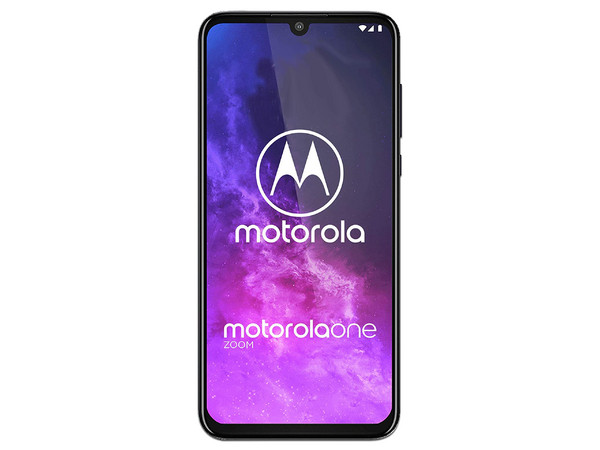 Smartphone Motorola One Zoom: 
Procesador Qualcomm Snapdragon 675 (hasta 2.0 GHz), 
Memoria RAM de 4GB, Almacenamiento de 128GB,
Pantalla OLED de 6.4