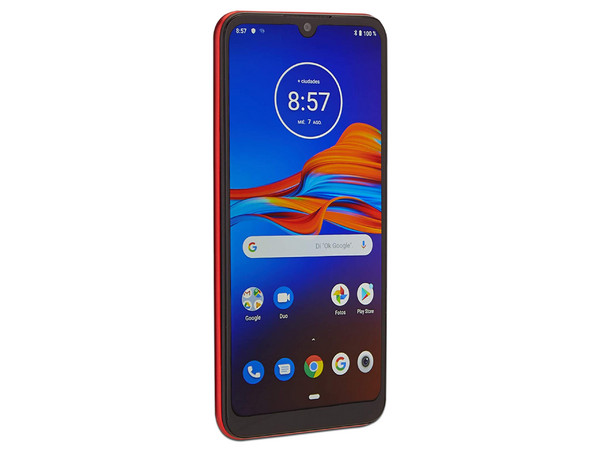 Smartphone Motorola Moto E6 Plus:
Procesador Octa-Core Helio P22 (2.0 GHz) 
Memoria RAM de 2GB, Almacenamiento de 32GB,
Pantalla LED Multi Touch de 6.1