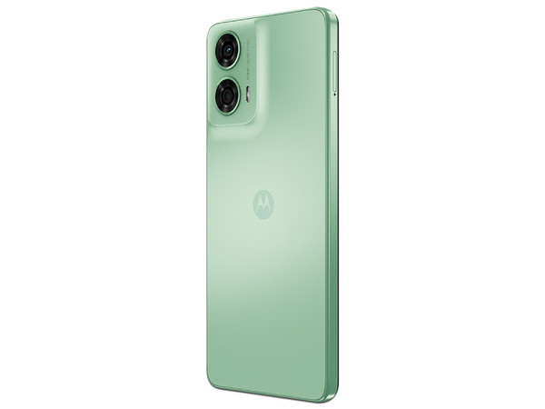 Smartphone Motorola Moto G24: 
Procesador Mediatek Helio G85 (hasta 2.0 GHz), 
Memoria RAM de 4GB, 
Almacenamiento de 128GB, 
Pantalla LED Multi Touch de 6.6