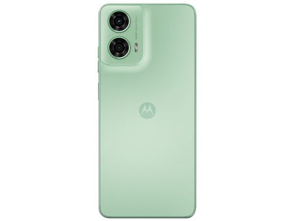 Smartphone Motorola Moto G24: 
Procesador Mediatek Helio G85 (hasta 2.0 GHz), 
Memoria RAM de 4GB, 
Almacenamiento de 128GB, 
Pantalla LED Multi Touch de 6.6