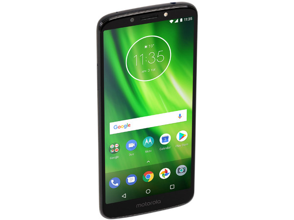 Smartphone Motorola Moto G6 Play:
Procesador Snapdragon 430 Octa Core (1.4 GHz),
Memoria RAM de 3GB, Almacenamiento de 32GB,
Pantalla LED Multi Touch de 5.7