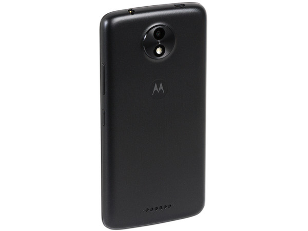 Smartphone Motorola Moto C:
Procesador Mediatek Quad Core (1.1 GHz),
Memoria RAM de 1GB, Almacenamiento de 8GB (expandible con microSD),
Pantalla 5