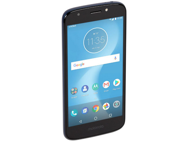 Smartphone Motorola Moto E5 Cruise:
Procesador Quad Core (1.40 GHz),
Memoria RAM de 2GB, Almacenamiento de 16GB (expandible con microSD),
Pantalla 5.2