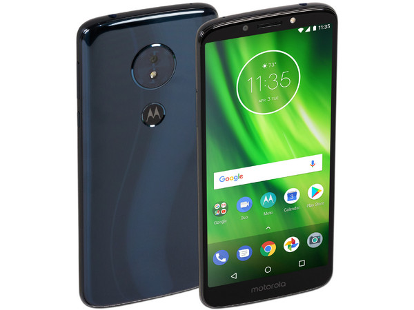 Smartphone Motorola Moto G6 Play:
Procesador Snapdragon 430 Octa Core (1.4 GHz),
Memoria RAM de 3GB, Almacenamiento de 32GB,
Pantalla 5.7