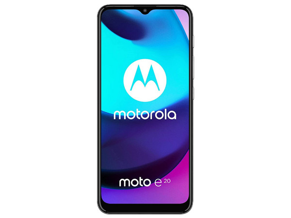 Smartphone Motorola Moto E20:
Procesador UNISOC T606 (1,6 GHz), 
Memoria RAM de 2GB, Almacenamiento de 32GB, 
Pantalla LED Multi Touch de 6.5