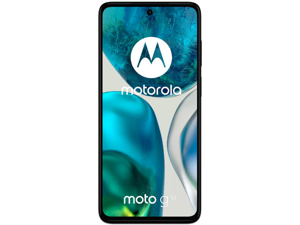 Smartphone Motorola Moto G52: 
Procesador Snapdragon 680 (hasta 2.4 GHz), 
Memoria RAM de 6GB, Almacenamiento de 256GB, 
Pantalla AMOLED de 6.6