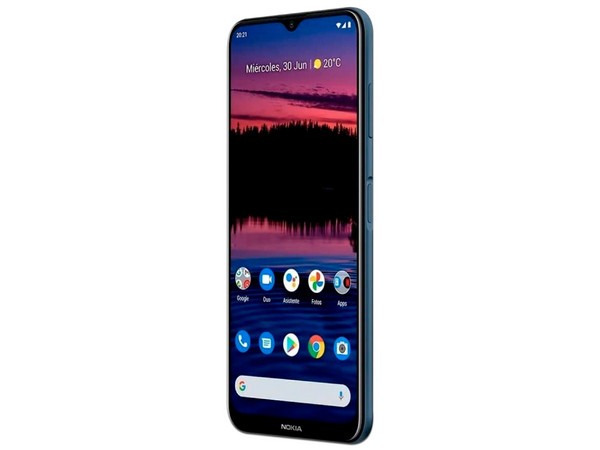 Smartphone Nokia G20:
Procesador Octa-Core (hasta 2.3 GHz),
Memoria RAM de 4GB, Almacenamiento de 128GB,
Pantalla LED Multi Touch de 6.5