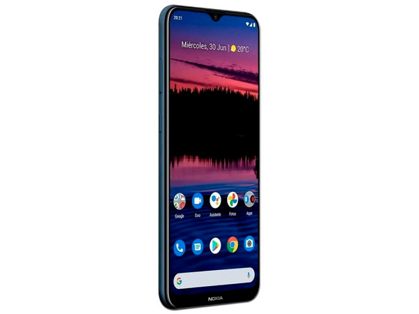 Smartphone Nokia G20:
Procesador Octa-Core (hasta 2.3 GHz),
Memoria RAM de 4GB, Almacenamiento de 128GB,
Pantalla LED Multi Touch de 6.5