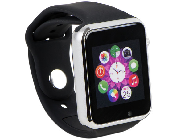 Smartwatch: 
Procesador Mediatek MTK 6260 a 360 MHz,
Memoria RAM de 64MB, Almacenamiento de 128MB (microSD hasta 32GB),
Pantalla IPS de 1.54