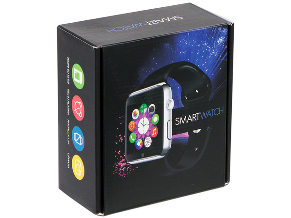 Smartwatch: 
Procesador Mediatek MTK 6260 a 360 MHz,
Memoria RAM de 64MB, Almacenamiento de 128MB (microSD hasta 32GB),
Pantalla IPS de 1.54