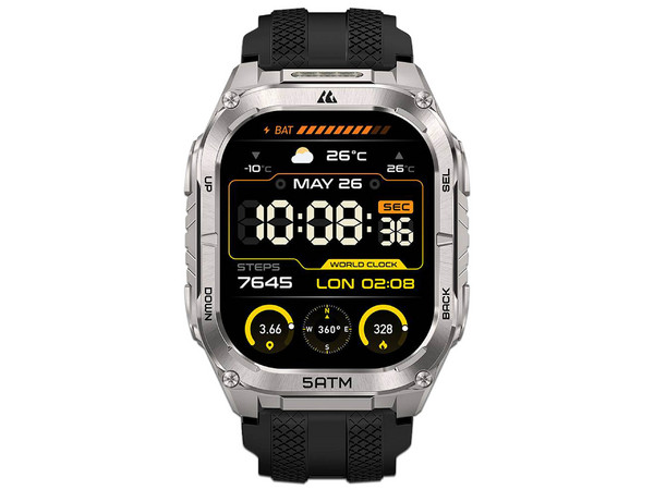 Smartwatch KOSPET TANK M4C: 
Pantalla AMOLED de 1.96