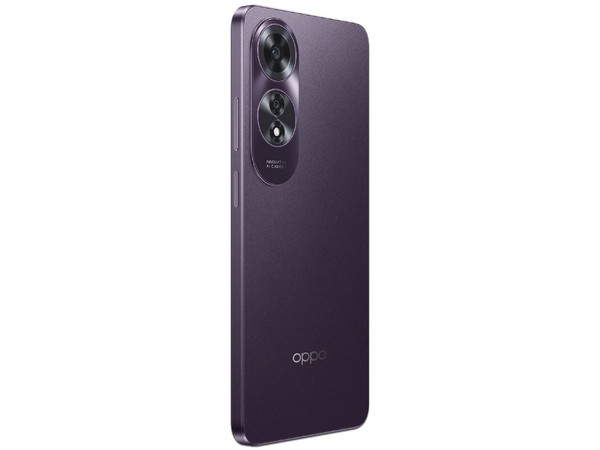 Smartphone Oppo A60: 
Procesador Snapdragon 6s 4G Gen1 (hasta 2.1 GHz), 
Memoria RAM de 8GB, Almacenamiento de 256GB, 
Pantalla LED de 6.67