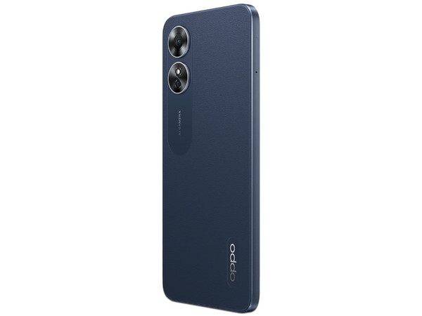 Smartphone Oppo A17: 
Procesador MediaTek Helio G35 (hasta 2.3 GHz), 
Memoria RAM de 4GB, 
Almacenamiento de 64GB, 
Pantalla LED Multi-Touch de 6.5