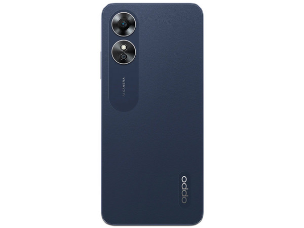 Smartphone Oppo A17: 
Procesador MediaTek Helio G35 (hasta 2.3 GHz), 
Memoria RAM de 4GB, 
Almacenamiento de 64GB, 
Pantalla LED Multi-Touch de 6.5