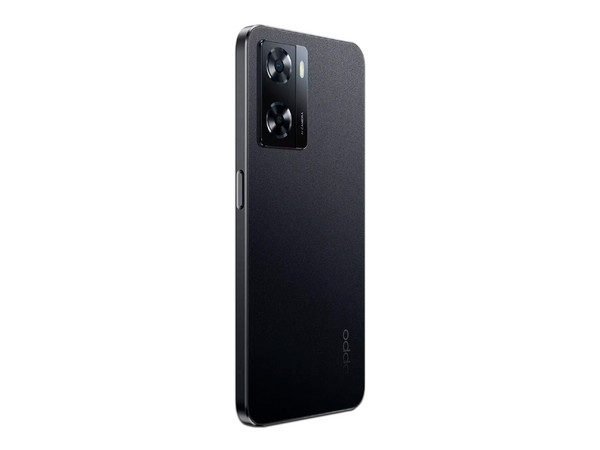 Smartphone OPPO A57: 
Procesador MediaTek Helio G35 (hasta 2.3 GHz), 
Memoria RAM de 4GB, 
Almacenamiento de 128GB, 
Pantalla LED Multi-Touch de 6.5