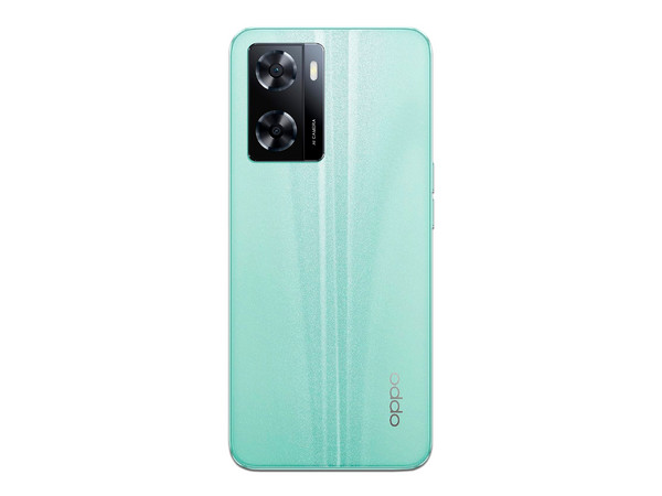 Smartphone OPPO A57: 
Procesador MediaTek Helio G35 (hasta 2.3 GHz), 
Memoria RAM de 4GB, 
Almacenamiento de 128GB, 
Pantalla LED Multi-Touch de 6.5