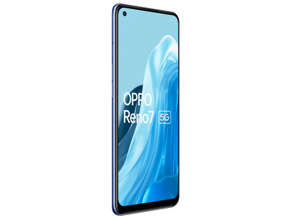 Smartphone OPPO Reno7 5G: 
Procesador Dimensity 900 (hasta 2.4 GHz), 
Memoria RAM de 8GB, Almacenamiento de 256GB, 
Pantalla AMOLED de 6.4