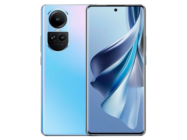 Smartphone OPPO Reno10 5G: 
Procesador Dimensity 7050 (hasta 2.6 GHz), 
Memoria RAM de 8GB, Almacenamiento de 256GB, 
Pantalla AMOLED de 6.7