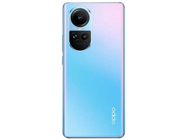 Smartphone OPPO Reno10 5G: 
Procesador Dimensity 7050 (hasta 2.6 GHz), 
Memoria RAM de 8GB, Almacenamiento de 256GB, 
Pantalla AMOLED de 6.7