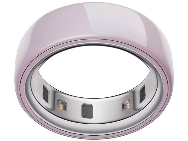 Smart Ring Oura Ring 4 Ceramic, 
Medidor de Oxígeno en Sangre, 
Compatible con Android e iOS, 
Talla 11. 
Color Rosa.