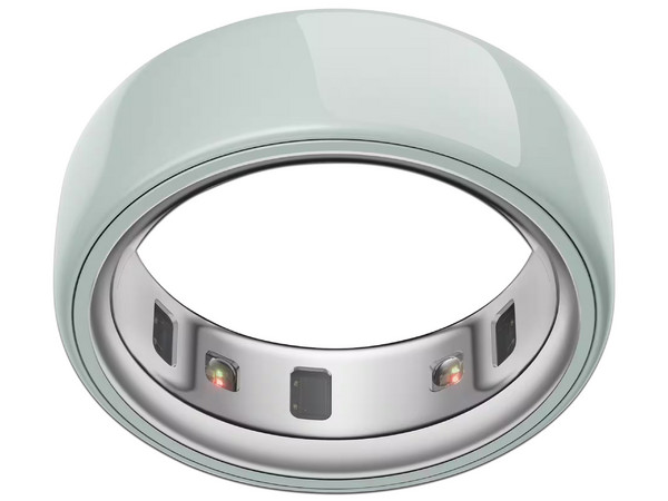 Smart Ring Oura Ring 4 Ceramic, 
Medidor de Oxígeno en Sangre, 
Compatible con Android e iOS, 
Talla 12. Color Verde.