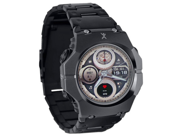 Smartwatch Perfect Choice Elementum, Touch, Bluetooth, Android/iOS, Resistente al Agua, Color Negro.