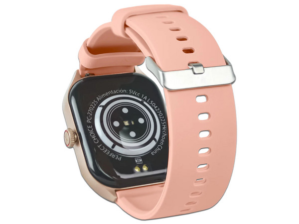 Reloj Inteligente Perfect Choice, monitoreo de actividad, notificaciones en tiempo real, recibir llamadas, Color Mercury Rosa