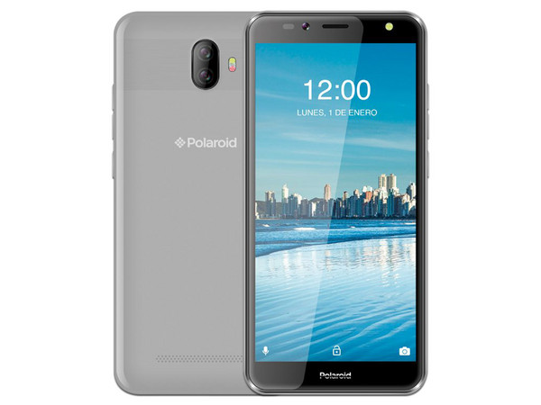Smartphone Polaroid Cosmo C6,
Procesador Mediatek MT6739 Quad Core 1.27 GHz,
Memoria RAM de 1GB, Almacenamiento de 16GB,
Pantalla de 5.45