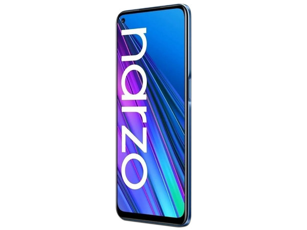 Smartphone Realme Narzo 30 5G: 
Procesador Dimensity 700 5G (hasta 2.2 GHz),
Memoria RAM de 4GB, Almacenamiento de 128GB, 
Pantalla LED Multi Touch de 6.5