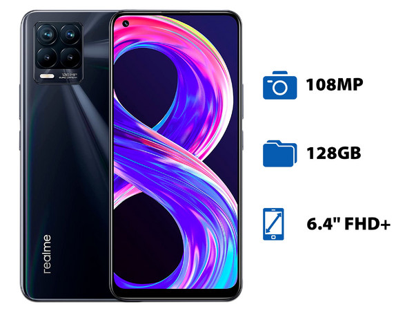 Smartphone Realme 8 Pro,
Procesador Snapdragon 720G (hasta 2.3 GHz),
Pantalla de 6.4