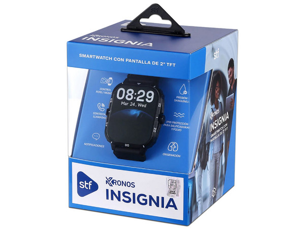 Smartwatch STF Kronos Insignia, 
Pantalla TFT de 2.01