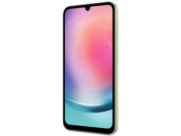 Smartphone Samsung Galaxy A24: 
Procesador MediaTek Helio G99 (hasta 2.2 GHz), 
Memoria RAM de 4GB, 
Almacenamiento de 128GB, 
Pantalla Super AMOLED de 6.3
