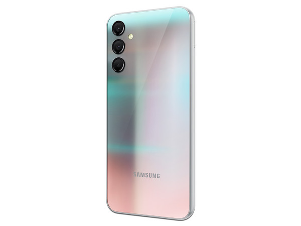 Smartphone Samsung Galaxy A24: 
Procesador Octa-Core (hasta 2.2 GHz), 
Memoria RAM de 4GB, Almacenamiento de 128GB, 
Pantalla Super AMOLED de 6.4
