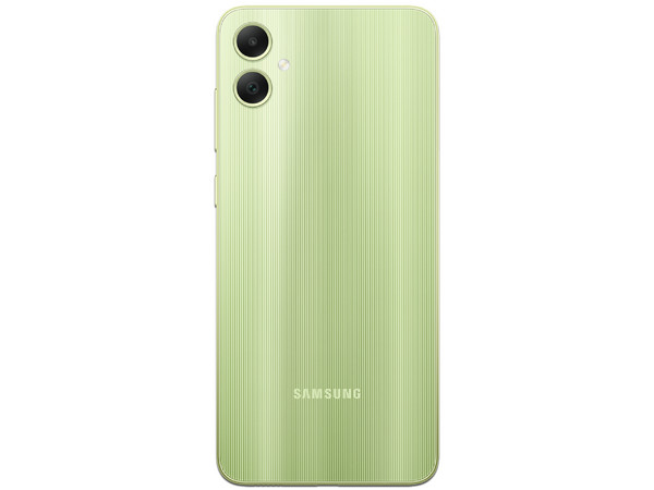 Smartphone Samsung Galaxy A05:
Procesador Octa Core (hasta 2.0 GHz),
Memoria RAM de 4GB,
Almacenamiento de 64GB,
Pantalla LED Multi-Touch de 6.7