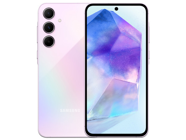 Smartphone Samsung Galaxy A55 5G: 
Procesador Octa-Core (hasta 2.75 GHz), 
Memoria RAM de 8GB, Almacenamiento de 256GB, 
Pantalla Super AMOLED de 6.6