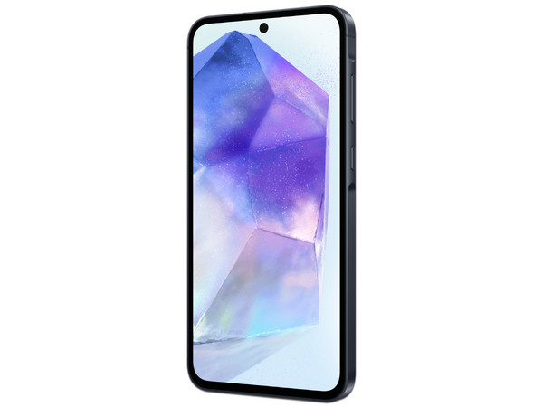 Smartphone Samsung Galaxy A55 5G:
Procesador Exynos 1480 (hasta 2.75 GHz), 
Memoria RAM de 8GB, Almacenamiento de 128GB, 
Pantalla Super AMOLED de 6.6