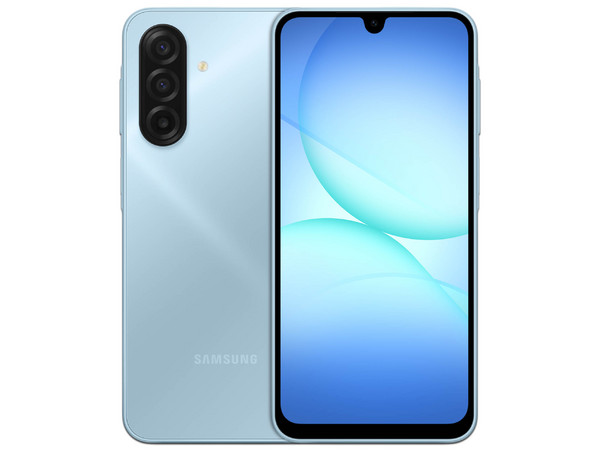 Smartphone Samsung Galaxy A17:
Procesador Octa Core (2.2 GHz + 2.0 GHz), 
Memoria RAM de 6GB, Almacenamiento de 128GB, 
Pantalla LED Multi Touch de 6.7