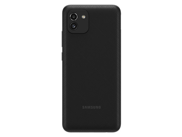Smartphone Samsung Galaxy A03:
Procesador Octa-Core (hasta 1.6 GHz),
Memoria RAM de 4GB, Almacenamiento de 64GB,
Pantalla LED Multi Touch de 6.5
