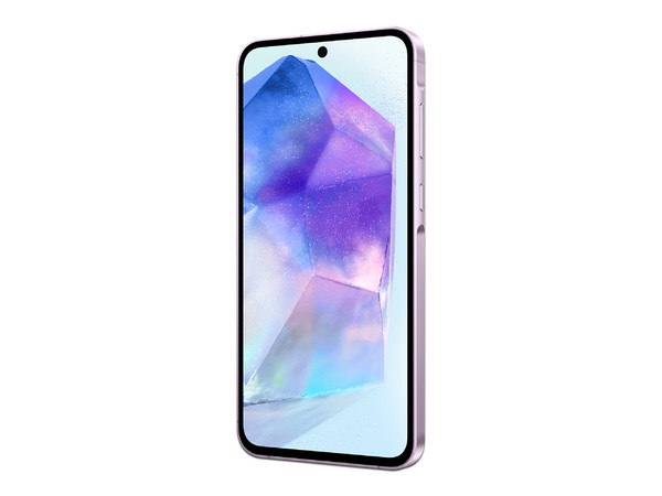 Smartphone Samsung Galaxy A55 5G: 
Procesador Octa Core (hasta 2.7 GHz), 
Memoria RAM de 8GB, 
Almacenamiento de 128GB, 
Pantalla Super AMOLED de 6.6