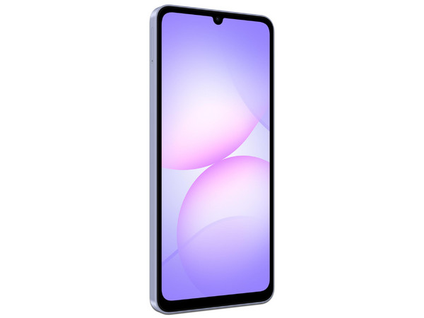 Smartphone Samsung Galaxy A07:
Procesador MediaTek Helio G85 Octa Core (2.0 GHz),
Memoria RAM de 4GB, Almacenamiento de 64GB,
Pantalla LED Multi Touch de 6.7