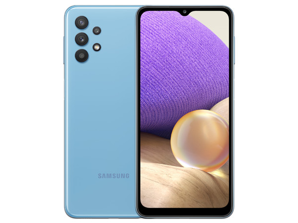 Smartphone Samsung Galaxy A32: 
Procesador MediaTek Helio G80 (hasta 2.0 GHz),
Memoria RAM de 4GB, Almacenamiento de 128GB,
Pantalla Super AMOLED de 6.2