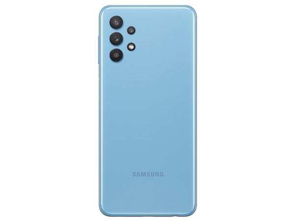 Smartphone Samsung Galaxy A32: 
Procesador MediaTek Helio G80 (hasta 2.0 GHz),
Memoria RAM de 4GB, Almacenamiento de 128GB,
Pantalla Super AMOLED de 6.2