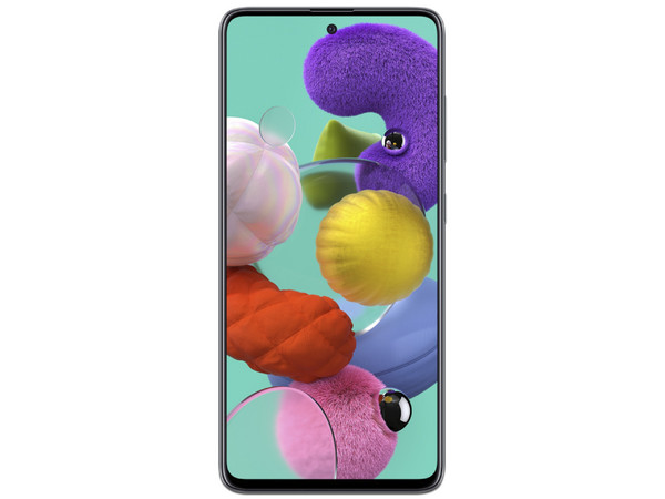Smartphone Samsung Galaxy A51:
Procesador Octa core Cortex (hasta 2.30 GHz),
Memoria RAM de 6GB, Almacenamiento de 128GB,
Pantalla LED Multi Touch de 6.5