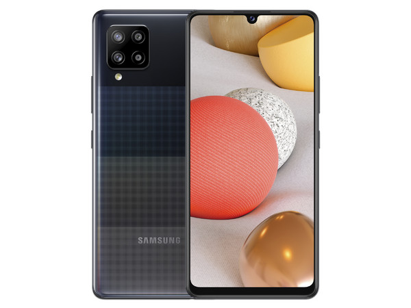 Smartphone Samsung Galaxy A42: 
Procesador Qualcomm Snapdragon 750G (hasta 2.2 GHz),
Memoria RAM de 6GB, Almacenamiento de 128GB,
Pantalla Super AMOLED de 6.5