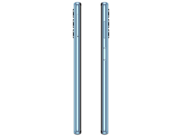 Smartphone Samsung Galaxy A32:
Procesador Mediatek Helio G80 Octa Core (hasta 2.0 GHz),
Memoria RAM de 6GB, Almacenamiento de 128GB,
Pantalla LED Multi Touch de 6.4